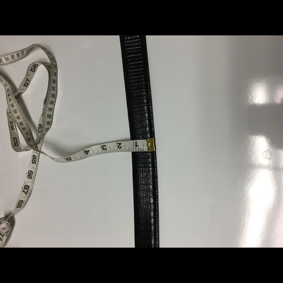 Onyx By Brighton Alligator Grain Leather Belt - Picture 5 of 8